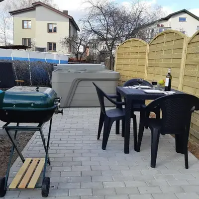 Apartments with outdoor SPA jacuzzi and sauna